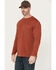 Image #2 - Ariat Men's Rebar Heat Fighter Long Sleeve Work Shirt, Dark Red, hi-res
