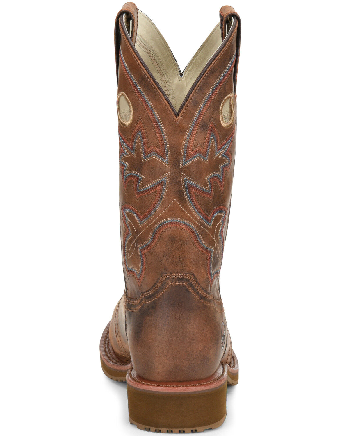 Image #4 - Double H Men's Ice Roper Western Work Boots - Composite Toe, Brown, hi-res