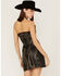 Image #5 - Boot Barn X Understated Leather Women's Tailored Leather Mini Dress, Black, hi-res
