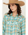 Image #2 - Ariat Women's Plaid Print Long Sleeve Snap Western Shirt, Tan, hi-res