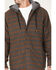 Image #3 - Hawx Men's Insulated Hooded Shirt Jacket, Brown, hi-res