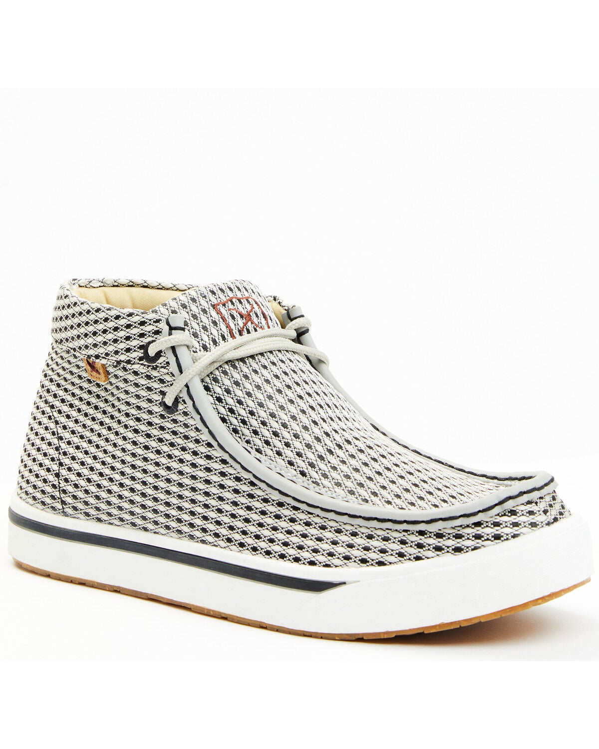 Twisted X Men's Kicks Western Casual Shoes - Moc Toe, Black/white, hi-res
