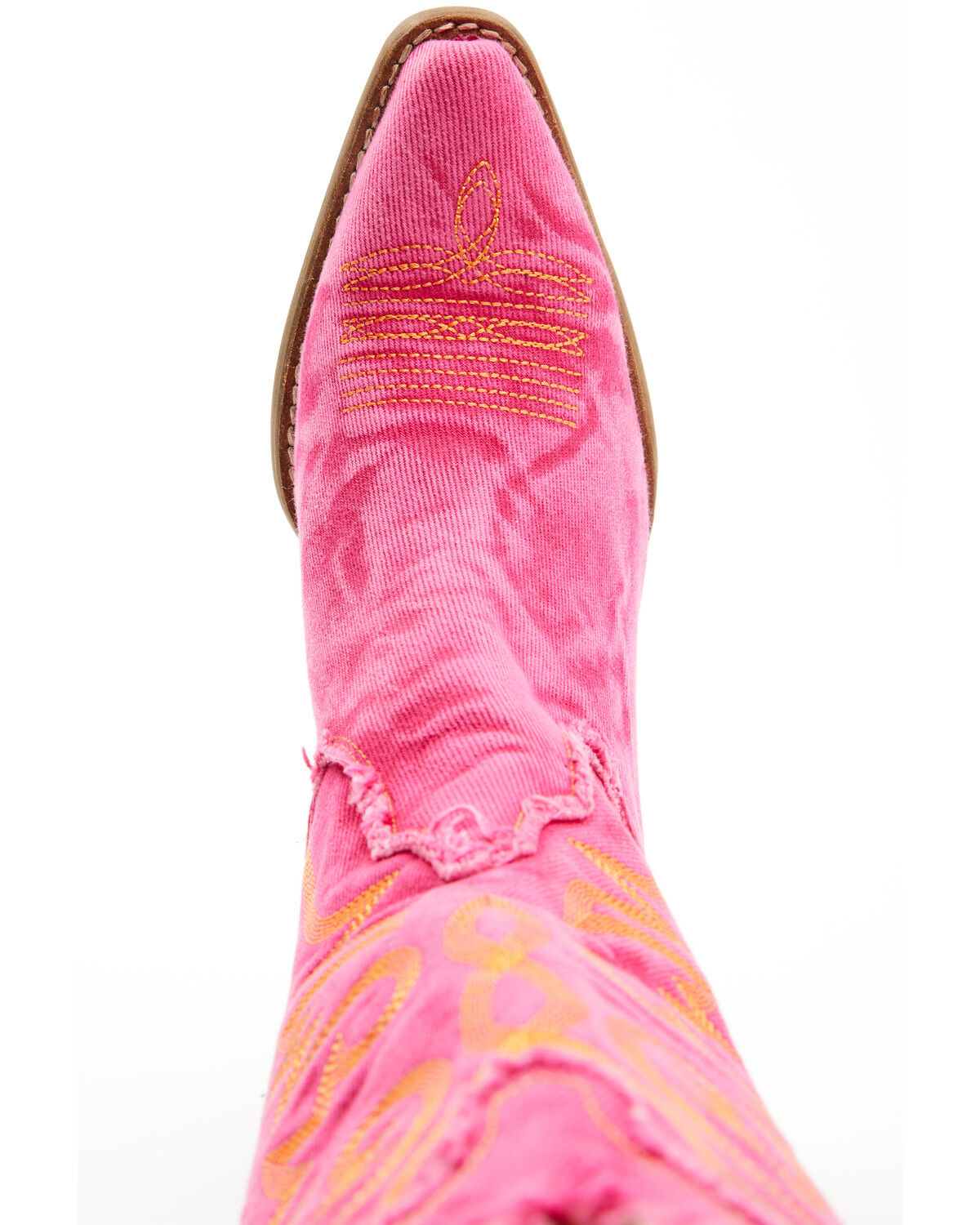 Image #6 - Dingo Women's Texas Tornado Tall Western Boots - Snip Toe, Pink, hi-res