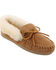 Image #1 - Minnetonka Women's Alpine Sheepskin Moccasins, Tan, hi-res