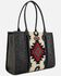 Image #1 - Wrangler Women's Southwestern Print Concealed Carry Tote Bag, Black, hi-res