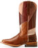 Image #2 - Ariat Women's Frontier Patchwork Western Boots - Broad Square Toe, Brown, hi-res