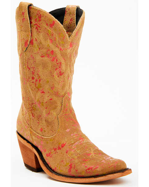 Liberty Black Women's Chitral Miel Western Boots - Snip Toe , Tan, hi-res