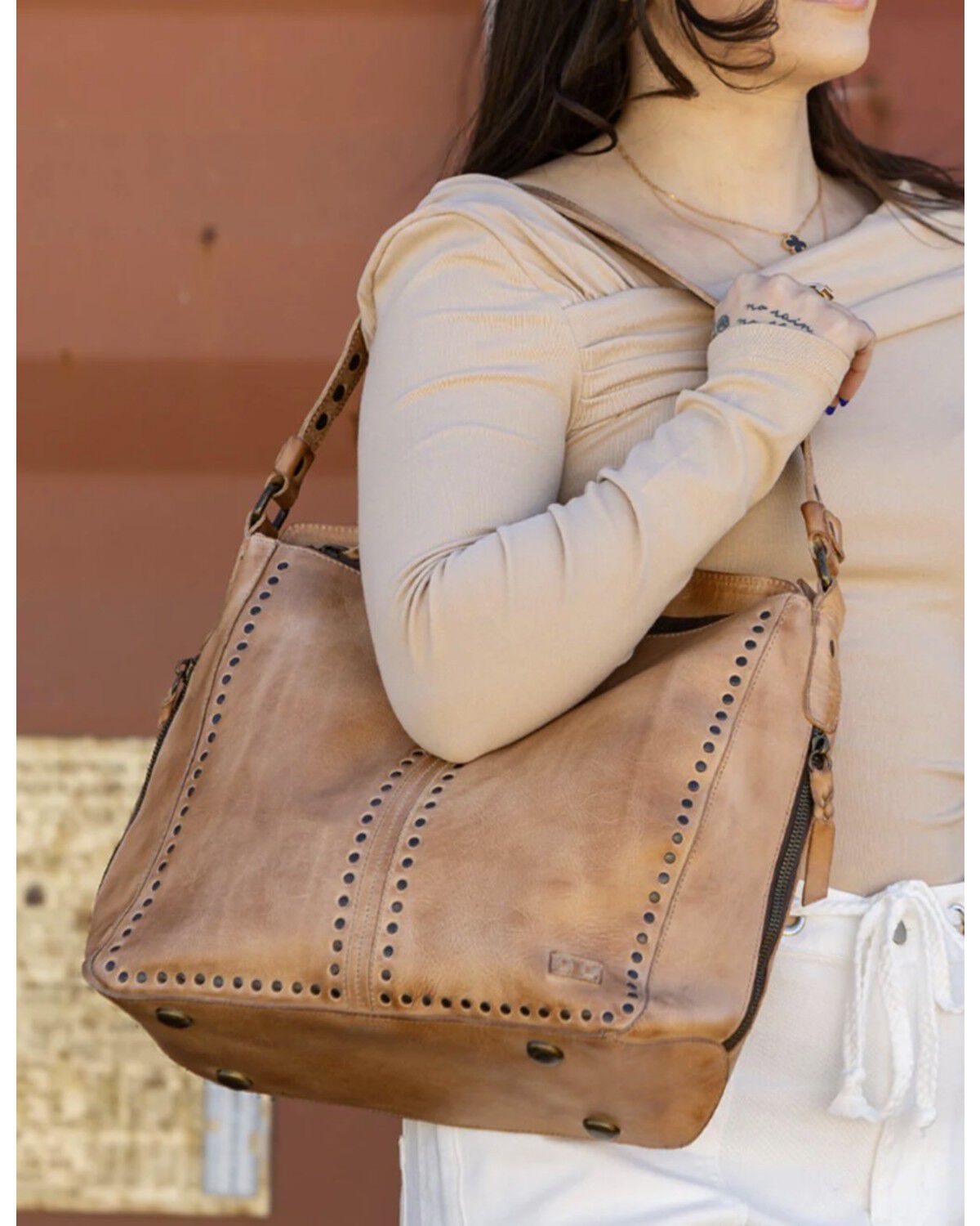 Image #5 - Bed Stu Women's Packet LTC Purse, Oatmeal, hi-res