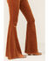 Image #2 - Saints & Hearts Women's High Rise Corduroy Super Flare Pants, Camel, hi-res