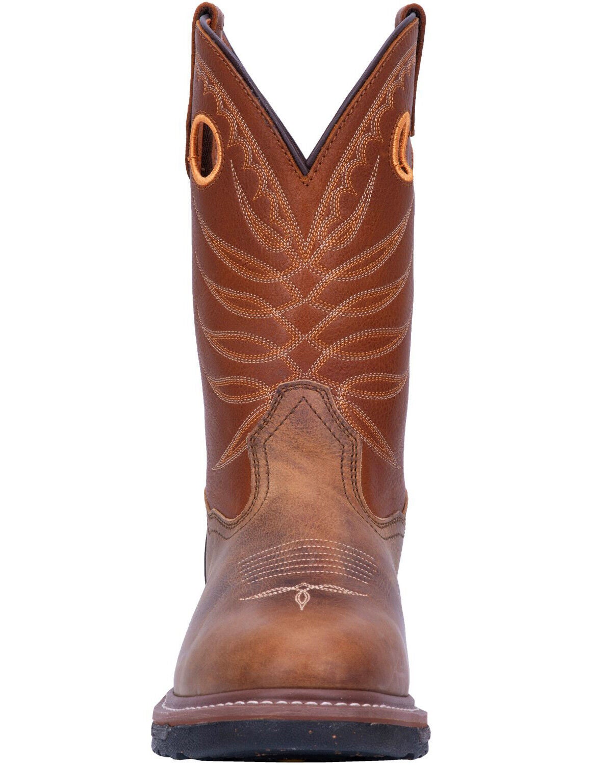 round toe western work boots