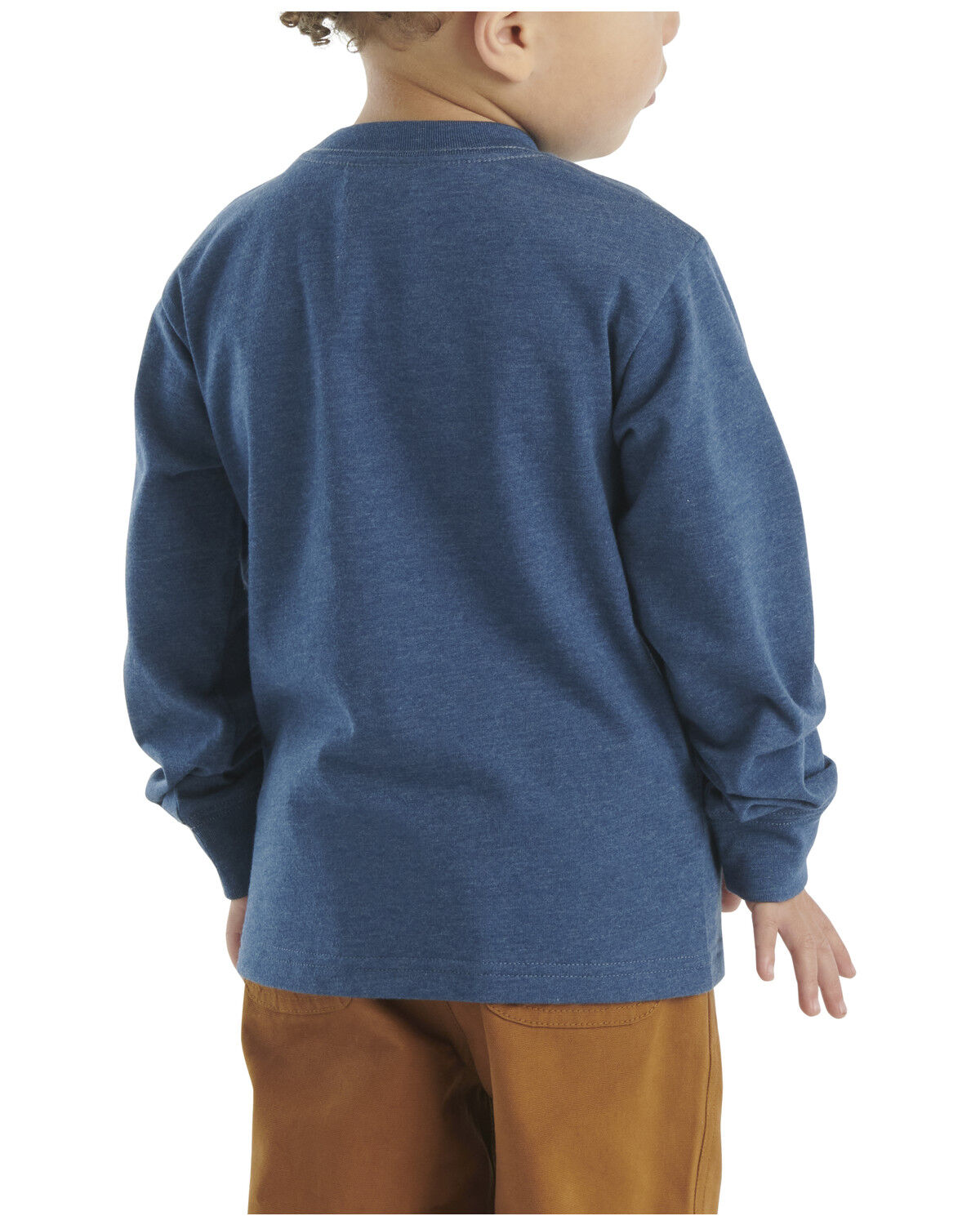 Image #3 - Carhartt Toddler Boys' Tool Pocket Long Sleeve Graphic T-Shirt, Blue, hi-res