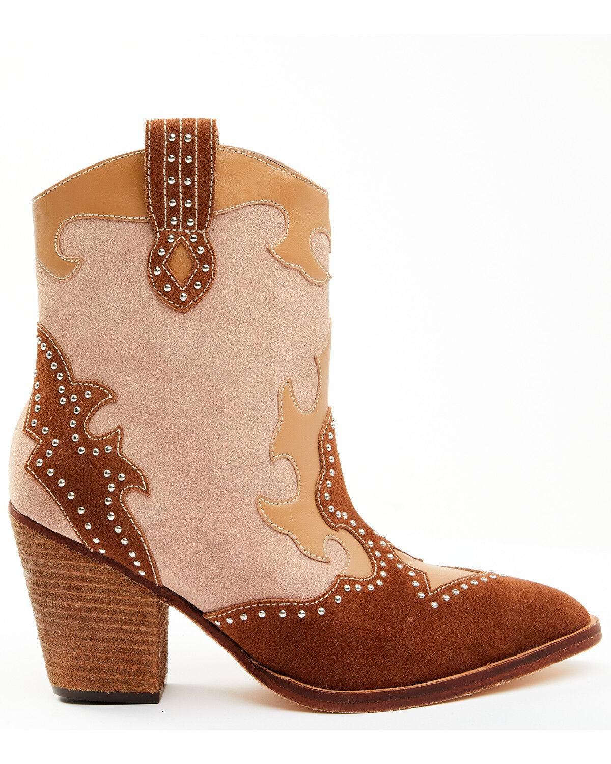 Image #2 - Idyllwind Women's Sugar and Spice Western Booties - Round Toe, Tan, hi-res