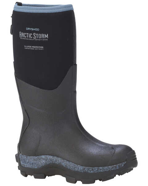 Dryshod Women's Arctic Storm Winter Work Boots, Black, hi-res