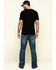 Cody James Men's Wolftooth Medium Wash Stretch Relaxed Bootcut Jeans , Blue, hi-res