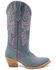 Image #2 - Ferrini Women's Billie Jean Western Boots - Round Toe, Medium Blue, hi-res