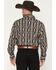 Image #4 - Wrangler Men's Checotah Southwestern Print Long Sleeve Snap Western Shirt, Black, hi-res