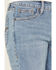Image #2 - Rock & Roll Denim Women's Medium Wash High Rise Distressed Modest Bootcut Stretch Denim Jeans, Medium Wash, hi-res