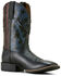 Image #1 - Ariat Men's Sport Liberty Antler Western Boots - Broad Square Toe, Black, hi-res