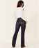 Wrangler Women's Willow Lovette Ultimate Riding Bootcut Jeans, Blue, hi-res