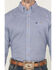 Image #3 - Wrangler Men's Geo Print Long Sleeve Button-Down Stretch Western Shirt - Tall, Blue, hi-res