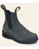 Image #1 - Blundstone Women's Rustic Chelsea Work Boot - Soft Toe, Grey, hi-res