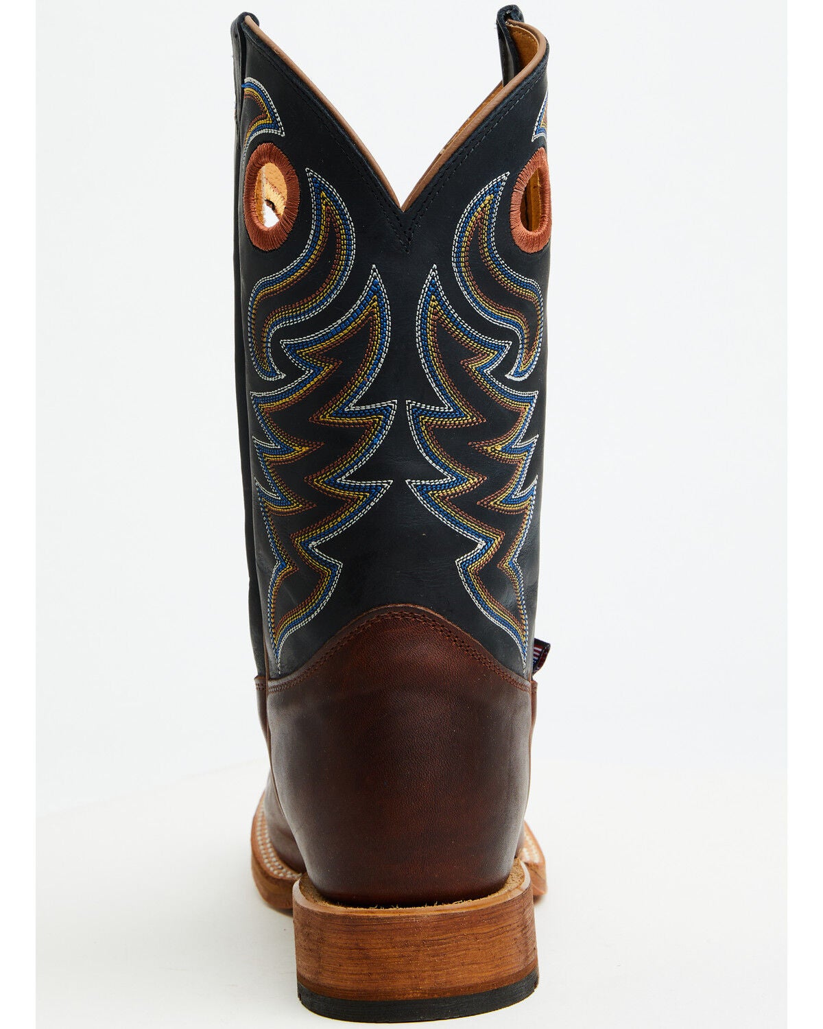 Image #5 - Justin Men's Boot Barn Exclusive Bent Rail Walsh Performance Western Boots - Broad Square Toe, Cognac, hi-res