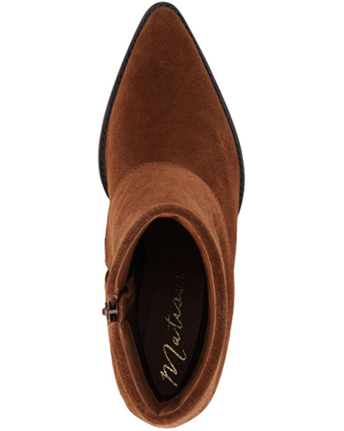 Image #6 - Matisse Women's Ella Suede Fashion Booties - Round Toe, Coffee, hi-res