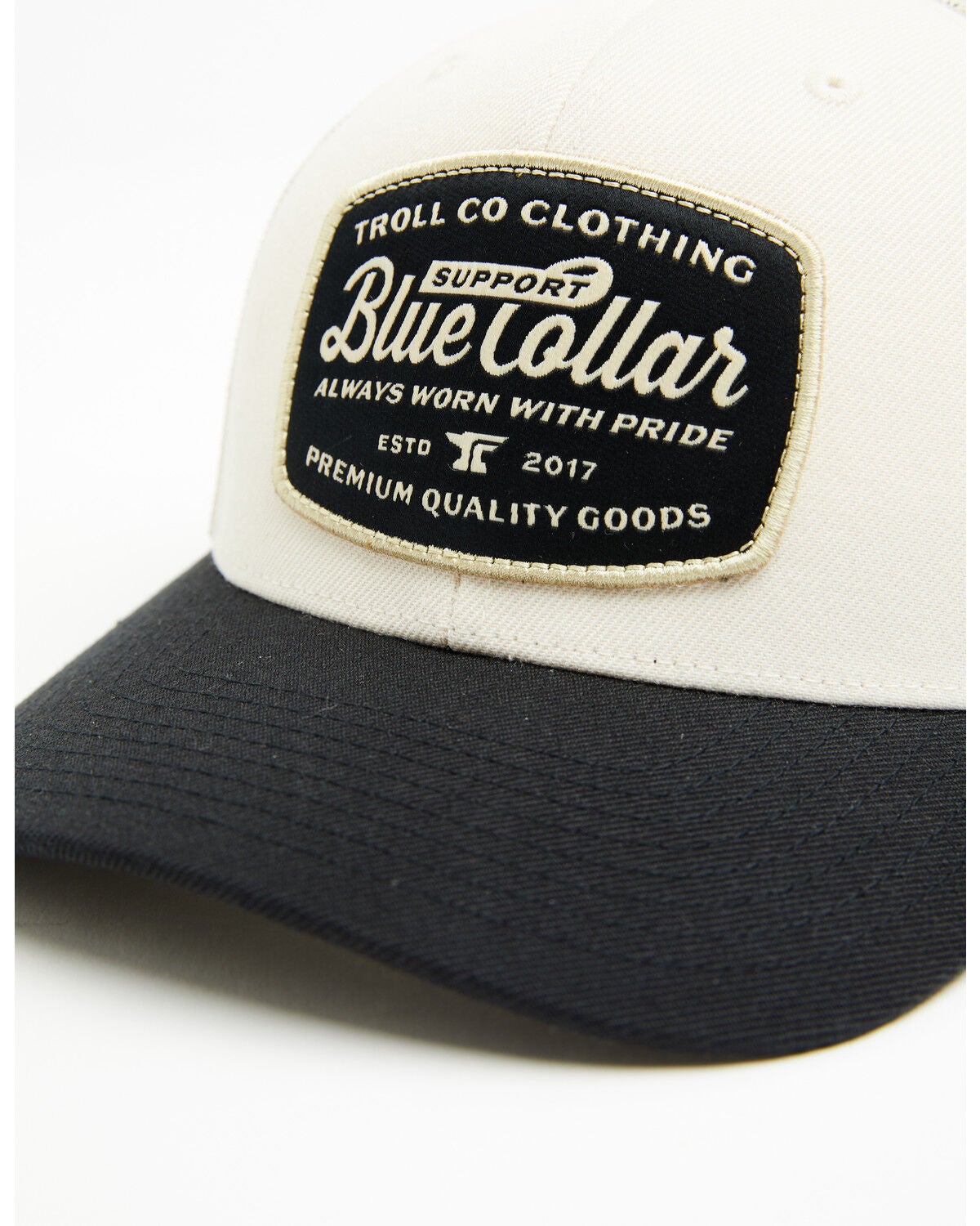 Image #2 - Troll Co Men's Worn Proud Ball Cap, Black, hi-res