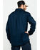 Image #2 - Hawx Men's Navy Stretch Twill Long Sleeve Work Shirt , Navy, hi-res