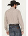 Image #4 - George Strait by Wrangler Men's Plaid Print Long Sleeve Button-Down Stretch Western Shirt, Taupe, hi-res