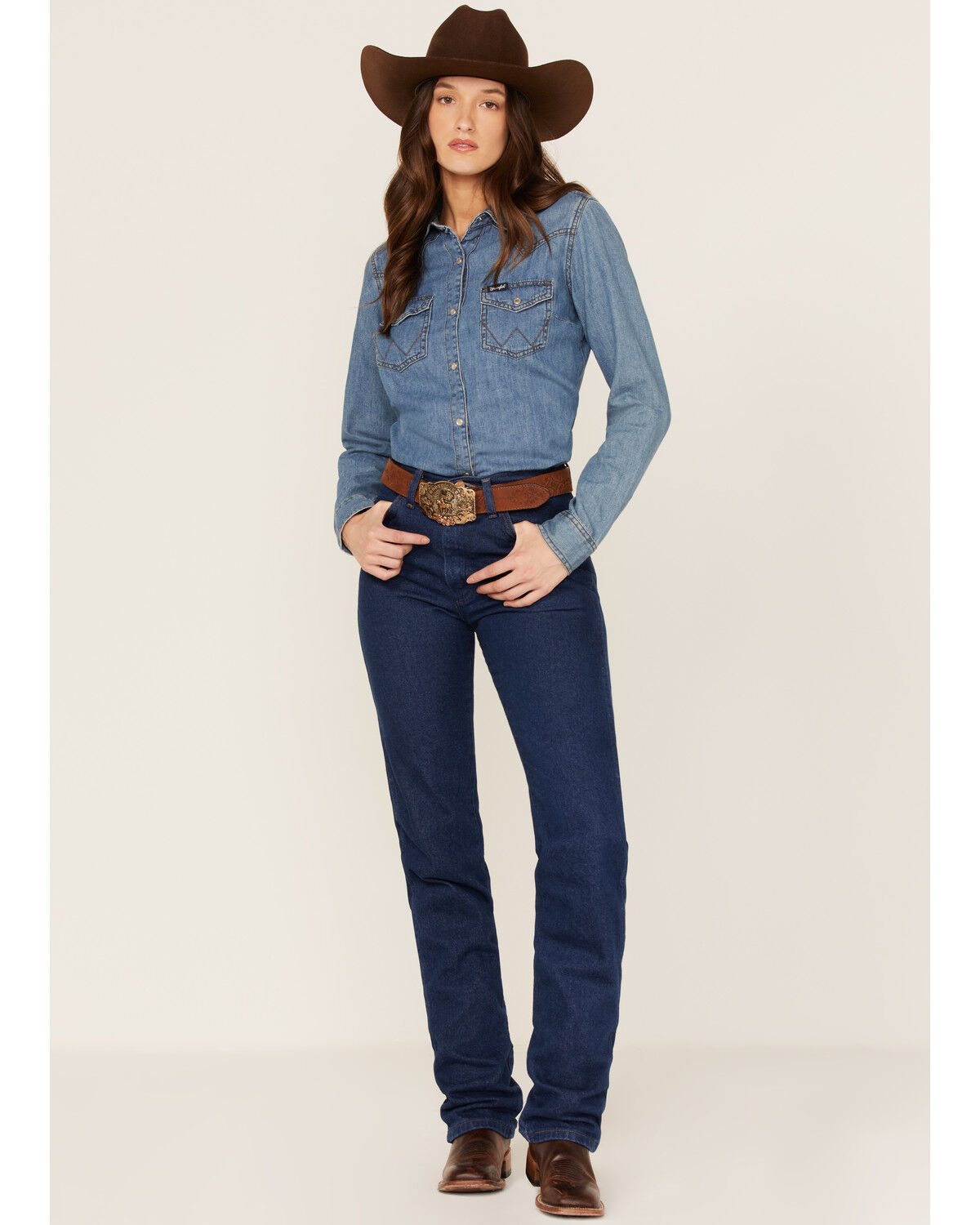 cowboy cut slim fit wrangler jeans