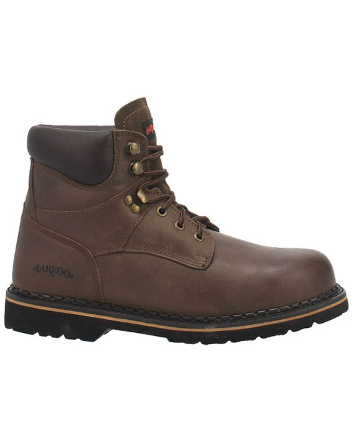 Image #2 - Laredo Men's Hub & Tack Lace-Up Work Boots - Steel Toe, , hi-res