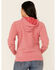 Kimes Ranch Women's Pomegranate El Paso Logo Graphic Hoodie , Red, hi-res