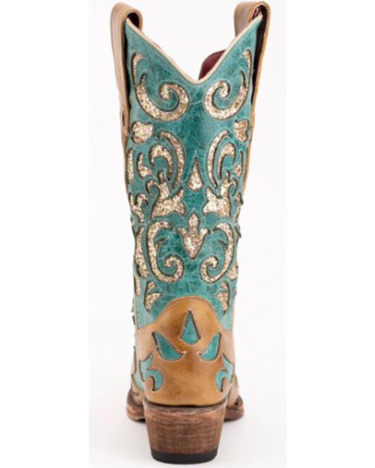 Image #5 - Ferrini Women's Country Glitz Western Boots - Square Toe, , hi-res