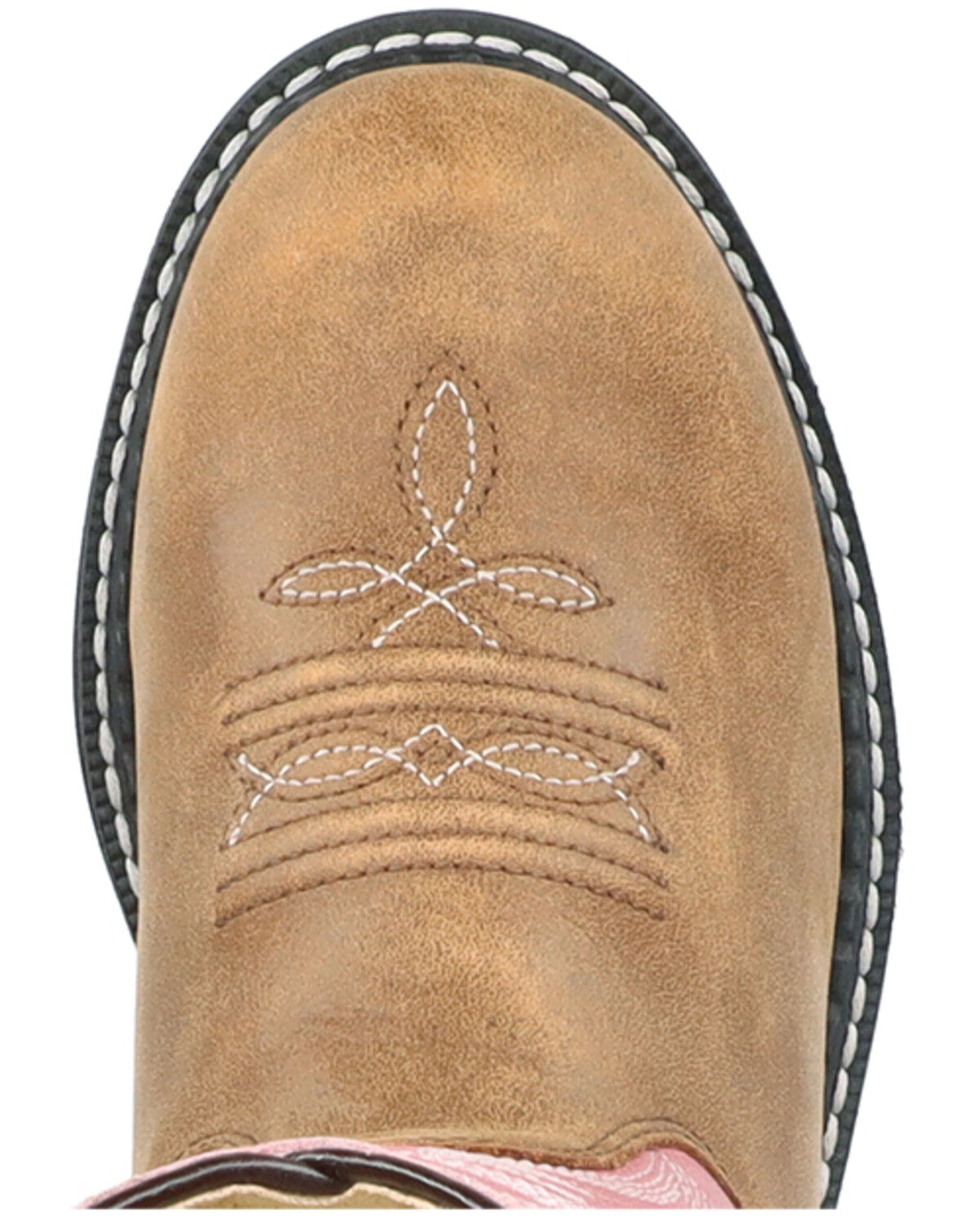 Image #6 - Smoky Mountain Girls' Buffalo Western Boots - Round Toe, Brown, hi-res