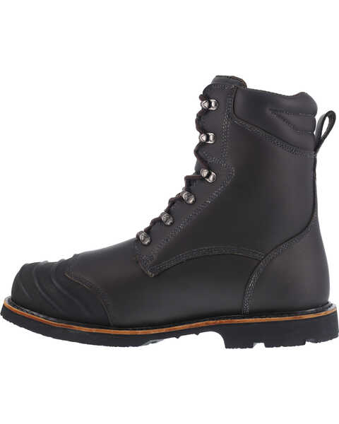 Image #4 - Iron Age Men's 8" Thermos Shield Work Boots - Composite Toe, Black, hi-res