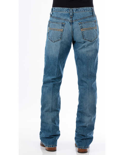 Cinch Men's Carter 2.0 Light Stonewash Relaxed Fit Bootcut Jeans , Indigo, hi-res