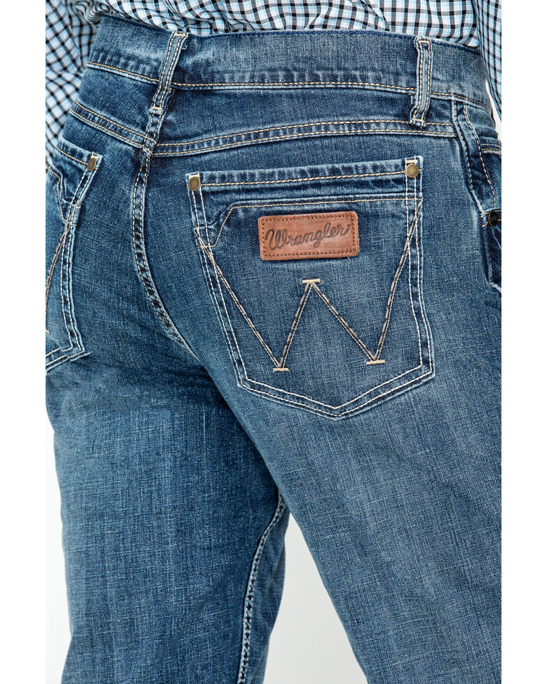 Wrangler Men's Layton Retro Slim Fit Boot Cut Jeans - Country Outfitter