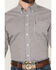Image #3 - Cinch Men's Geo Print Long Sleeve Button-Down Western Shirt, White, hi-res