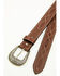 Image #2 - Cody James Men's Randy Embroidered Western Belt, Black, hi-res