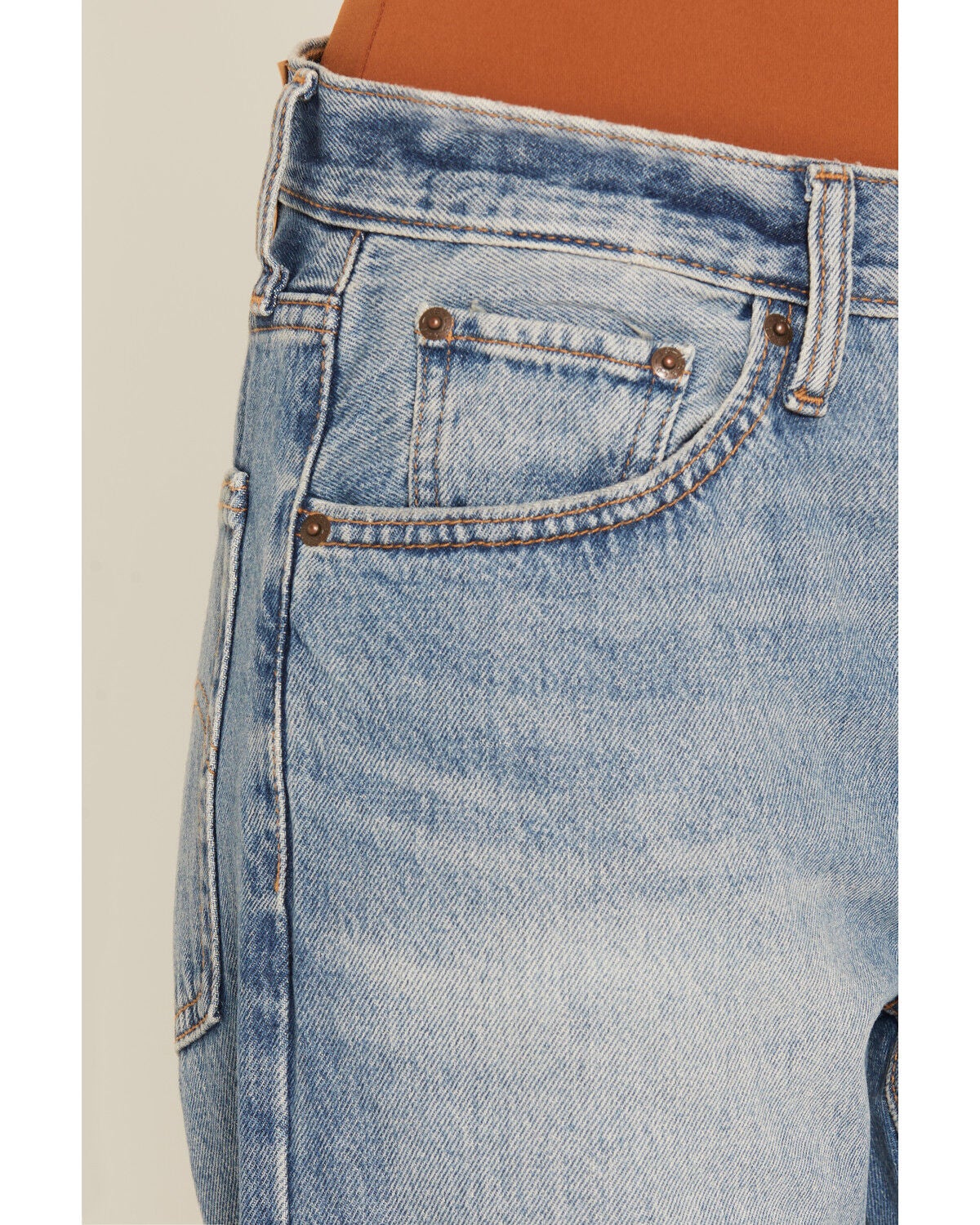 Image #2 - Levi's Women's Yellow Flag Medium Wash Mid Rise Loose Bootcut Denim Jeans, Medium Wash, hi-res