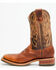 Image #3 - Double H Men's Boot Barn Exclusive 11" Domestic I.C.E™ Saddle Vamp Performance Western Boots - Broad Square Toe, Brown, hi-res