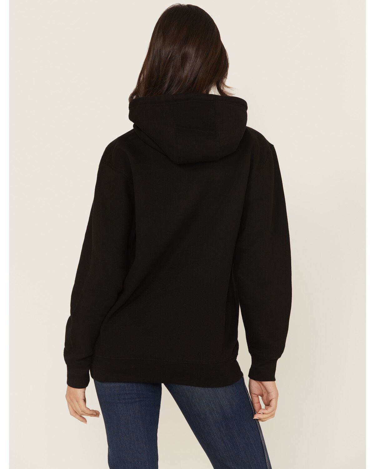 Image #4 - Troll Co Women's Rodeo Graphic Hoodie, Black, hi-res