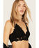 Image #2 - Shyanne Women's Floral Lace Bralette, Black, hi-res