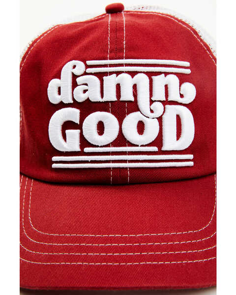 Image #2 - Idyllwind Women's Damn Good Embroidered Mesh-Back Ball Cap  , Red, hi-res