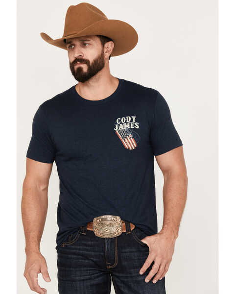 Cody James Men's Heal Your Soul Western T-Shirt, Navy, hi-res