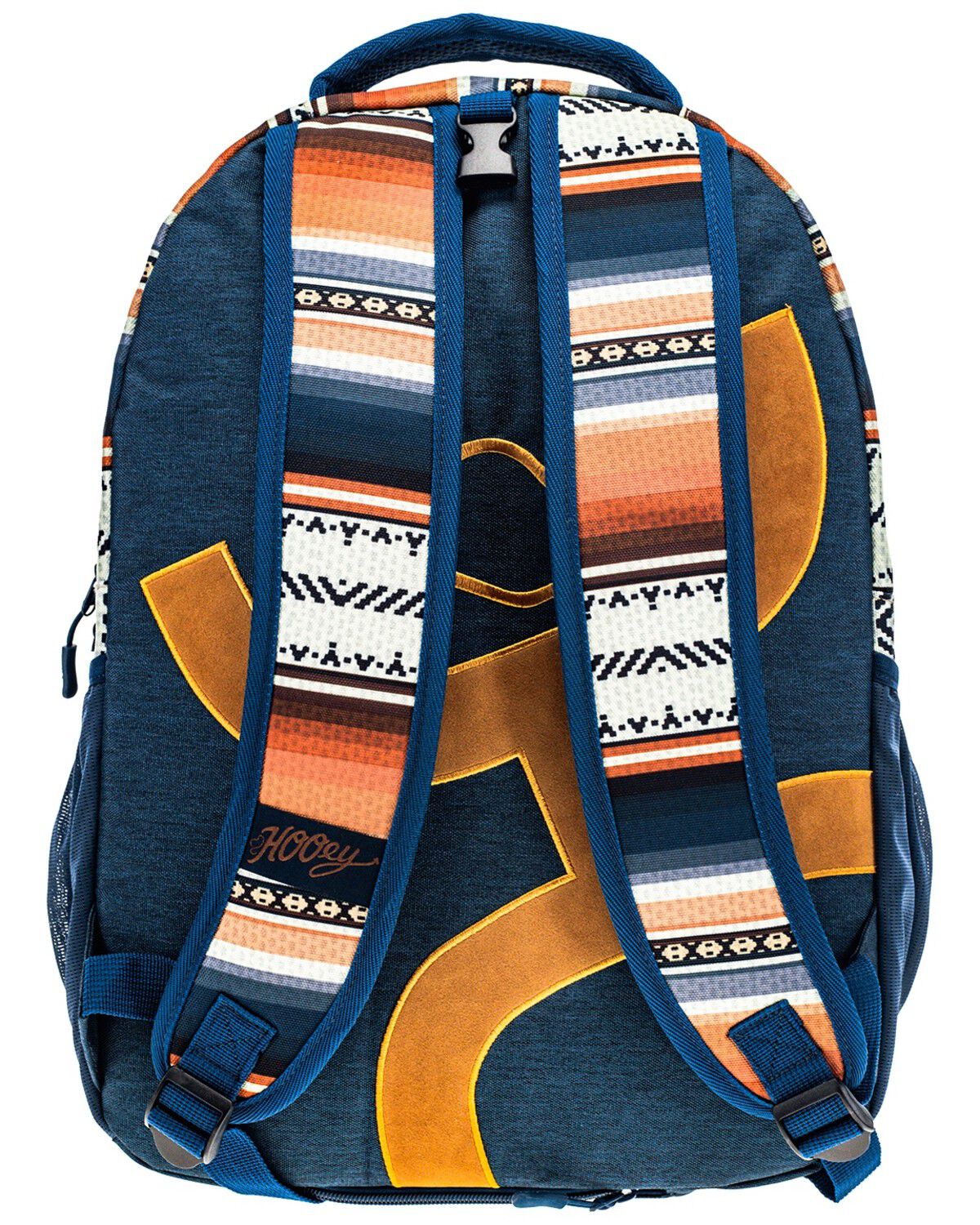 Image #2 - Hooey Recess Serape Stripe Print Backpack, Navy, hi-res