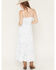 Image #4 - Wrangler Retro Women's Horse Print Front Slim Maxi Dress, White, hi-res