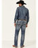 Cody James Core Men's Buster Stretch Medium Wash Slim Straight Jeans , Blue, hi-res