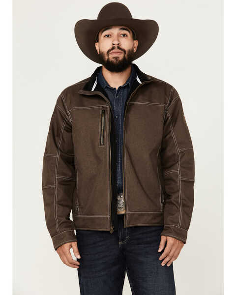 Cowboy Hardware Men's Woodsman Tech Jacket , Chocolate, hi-res